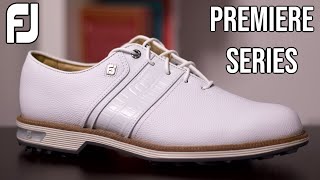 FootJoy DryJoy Premiere Series Golf Shoes FIRST LOOK  2000 SUBSCRIBER GIVEAWAY [upl. by Noseaj355]