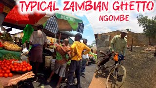 Property reveal of a typical Zambian neighborhood Ngombe compound [upl. by Nelrac]