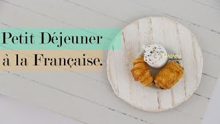 Petit déjeuner Français  Croissant et Pain au Chocolat Tuto FimoPolymer Clay Tutorial [upl. by Brooking88]