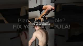 Read the caption for a stronger scapula protraction ⬇️✅ calisthenics fullplanche scapula viral [upl. by Ainoval]