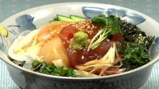 How to Make Kaisendon Marinated Sashimi Rice Bowl with Aromatic Vegetables Recipe [upl. by Brennan]