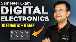 Complete DE Digital Electronics in one shot  Semester Exam  Hindi [upl. by Rengia]