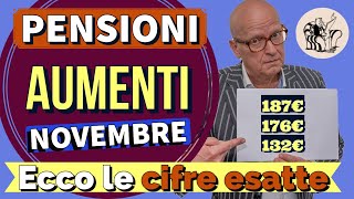 PENSIONI AUMENTI NOVEMBRE 👉 Ecco quanto percepirete SE CI SARÀ LANTICIPO DEL CONGUAGLIO 08 [upl. by Ocsisnarf]