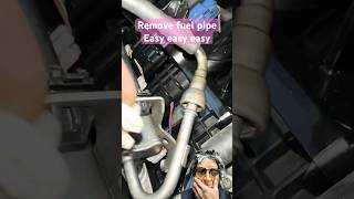 Best Way Remove Fuel Pipe  bmw  all carbmwtech shorts [upl. by Airdnala]