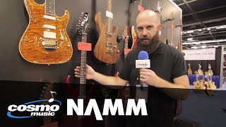 Suhr Modern Pro Electric Guitar  Cosmo Music at NAMM 2017 [upl. by Nilhtac]