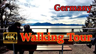 Germany 4K Walking Tour Chiemsee Wandern Nature and Beauty [upl. by Hadeis]