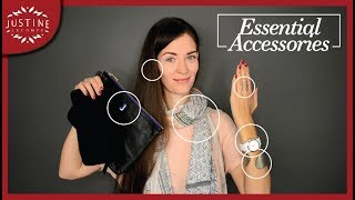 10 essential accessories  CAPSULE WARDROBE GUIDE  Justine Leconte [upl. by Attevad464]