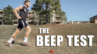 Pro Footballer Attempts the Beep Test [upl. by Enigroeg554]