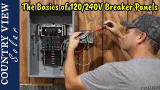 The Basics of 120 240 Volt Breaker Panels [upl. by Hamel]