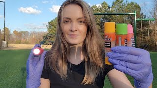 ASMR Cranial Nerve Exam Outside For Sleep 😴 💤 Eye Exam with Lens 1 and 2 [upl. by Trebmer]