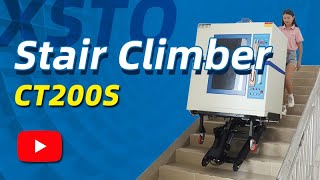 XSTO CT200S Crawler Stair Climber heavy lifting made easy [upl. by Yenots739]