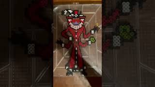 Valentino Hazbin Hotel Perler Bead Art hazbinhotel perlerbeads art craft pixelart valentino [upl. by Toile]