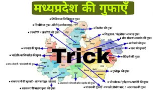 मध्यप्रदेश की गुफाएँ ट्रिक से  Caves of mp  Mp gk trick  Mp gk tricks  Gufa yaad krne ki trick [upl. by Schilling363]