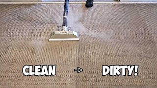 DEEP cleaning DIRTY carpet  Satisfying carpet cleaning [upl. by Ephram]