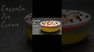 Cassata Ice CreamFor Detailed Recipe Link in Description shortsYtshortsCassatawintertreat [upl. by Siladnerb]