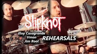 NEW FOOTAGE Eloy  Vman  Jim Root Slipknot Rehearsals 2024 [upl. by Falconer]