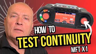 How to Test Continuity with a Megger MFT X1  Easy [upl. by Mcallister]