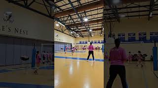 Scrimmage Battle 14U vs 15U Fuchsia Girls Volleyball Rally fypシ゚viral spike setter CCVV [upl. by Sundstrom]