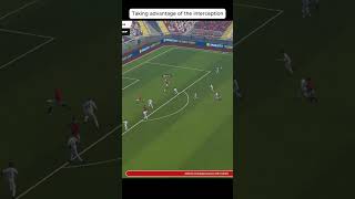 Taking Advantage of the Interception footballmanager fm fm24 footballmanager2024 [upl. by Thomasa244]