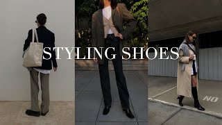 STYLING SHOES FOR EVERYDAY  5 SHOES For Different Occasions  Converses Doc Martens Boots etc [upl. by Hardman]