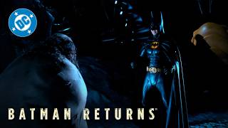 Batman Returns  Batman Fights The Penguin  Super Scenes  DC [upl. by Hemingway]