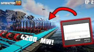 I automated 4200MW of COAL POWER in Satisfactory 10  EP2 [upl. by Glenna]