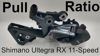 Shimano Ultegra 11Speed Derailleur Pull Ratio Measurements [upl. by Lombard]