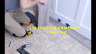 How To Quickly Install Laminate Flooring Like A Pro [upl. by Saalocin]