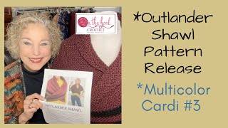 Outlander Shawl and Multicolor Cardi 3  On The Hook Crochet [upl. by Amalita]