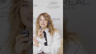 Katherine Langford interview with Harper Bazaar at Cannes film festival 2023 [upl. by Mulry]