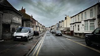 Blackpool Side Streets in the Rain 🚗🌧️☔️ [upl. by Josias]