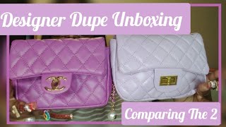 Unboxing  Purple Quilted Flap Bag [upl. by Lunseth]