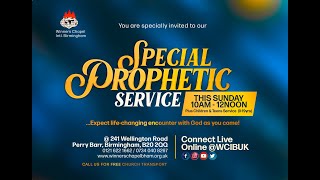 SPECIAL PROPHETIC SERVICE  18TH DECEMBER 2022  Winners Chapel Birmingham UK [upl. by Turner]