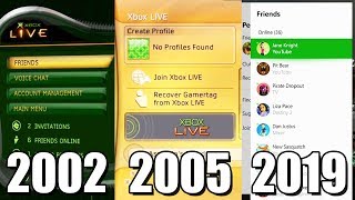 Xbox LIVE Evolution 20022019 Xbox Original Xbox 360 One [upl. by Serra]