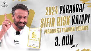 2024  PARAGRAF SIFIR RİSK KAMPI  3GÜN  PARAGRAFTA YARDIMCI DÜŞÜNCE  PDF sıfırrisk [upl. by Yasmeen991]