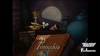 Pinocchio 1940  Fanimation Intro  MegaMovie Night [upl. by Ellenwad703]