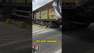 He threw beer baskets in protest trucks trailers truckers trucking truckdriver [upl. by Arni688]