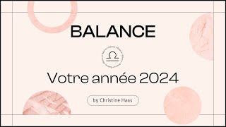 Horoscope 2024 Balance ♎️ Christine Haas amp Zoé Lafont [upl. by Rehtse]