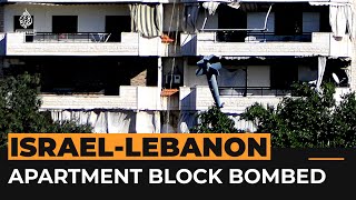 Video shows Israeli strike collapse multistorey building in Beirut  Al Jazeera Newsfeed [upl. by Worlock36]