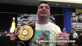 adrien broner vs paulie malignaggi pete of team malignaggi  EsNews Boxing [upl. by Neersin]