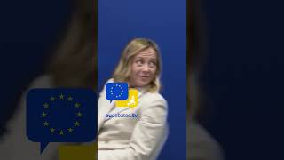 Meloni eudebates in Budapest and gets angry Relax EU love prevails [upl. by Doowle]