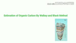 Estimated Organic Carbon In Organic Matter Soil [upl. by Gnni]