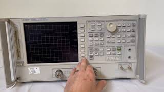 Agilent 8753 ES SParameter Network Analyzer A 62253 [upl. by Russi]