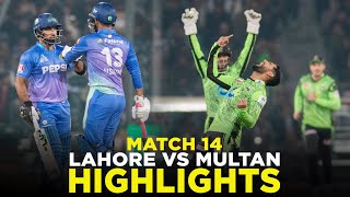 Full Highlights  Lahore Qalandars vs Multan Sultans  Match 14  HBL PSL 9  M2A1A [upl. by Dnesnwot]