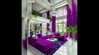 Living room trends 2024 for purple lovers [upl. by Ofella]