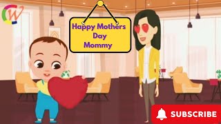 Mommy Mommy Kids Nursery Rhymes Mother day song and rhymeBest song for mothersCartoonWorld21807 [upl. by Dulcy]