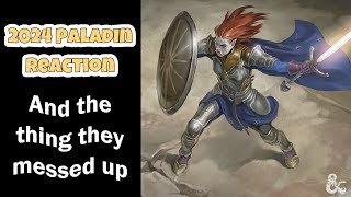 2024 Players Handbook The Paladin and what they got wrong DampD5e [upl. by Evin]