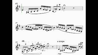 Theme and Variations on Minuet in G ALTO CLARINET [upl. by Piers]