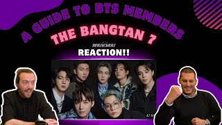 A Guide to BTS Members REACTION It made us very emotional Musicians React KPop [upl. by Wylde205]