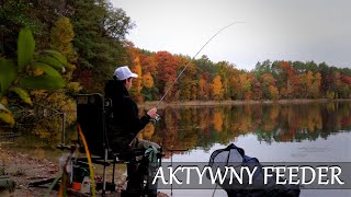 AKTYWNE ŁOWIENIE PŁOCI NA FEEDER Z PZW [upl. by Sapphera]